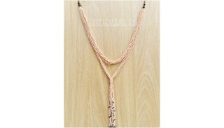 multiple strand beads solid necklaces double wrist